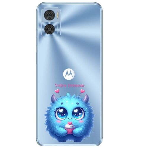 Coque Pour Moto E13 Ourson Cupcake Personnalisee