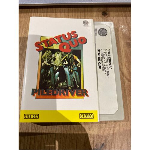 Status Quo Piledriver Cassette Audio