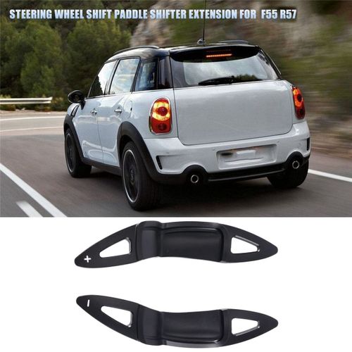 Extension De Manette De Changement De Vitesse Au Volant De Voiture Pour Mini F55 R57, Noir