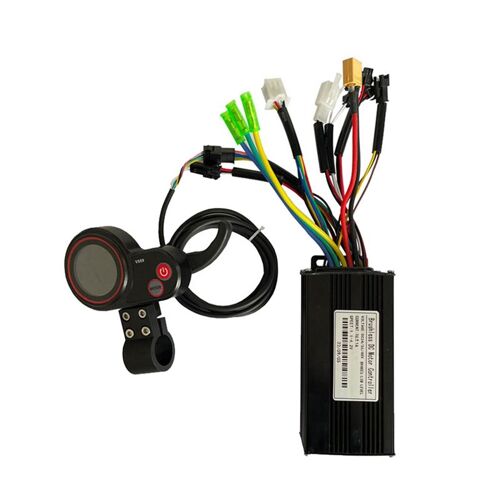 ContrôLeur à Onde SinusoïDale 24/36/48V 26A 500/750W + éCran V889 pour Accessoires de VéLo éLectrique pour Scooter éLectrique