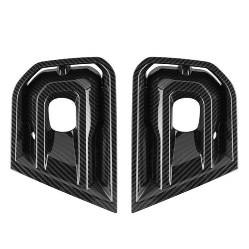 Voiture En Fibre De Motif Pare-Chocs Antibrouillard Lumière Couvercle Garniture Antibrouillard Cadre Pour Ranger 2023+