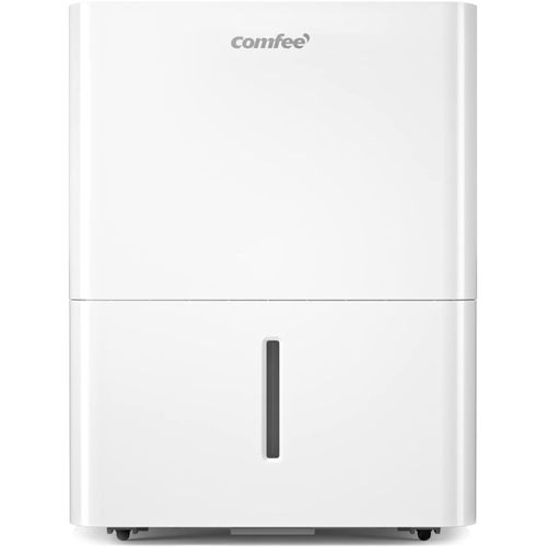 GUES-' Déshumidificateur Compacte, Absorbe Jusqu'À 12L/Jour, Deshumidificateur D Air Avec Roulettes Et Poignée, Minuterie 24H, Réservoir 2L, Pour Pièce De 20-35¿, Mddn-12Den7