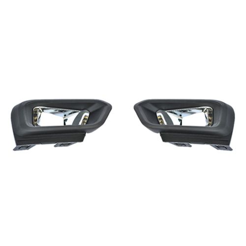 1 Paire De Calandre De Pare-Chocs De Voiture Avec Cadre Chromé Pour 2016 2017 2018 2019