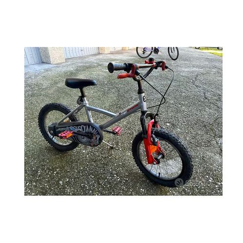 Vtt Vélo Jeune Btwin Decathlon 16" Bicyclette Cycliste Monster Truck Vvrrrm Freins Securite Reglable Sport Equilibre Jeu De Plein Air Exterieur Tres Solide Gris 16 Pouces Enfant Sportif Randonneee