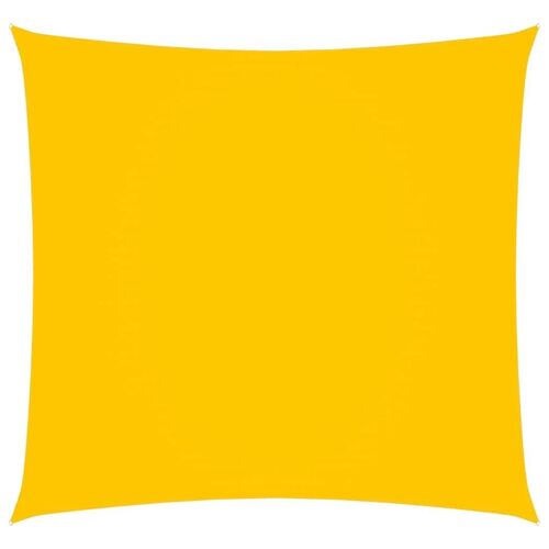 Voile Toile D'ombrage Parasol Tissu Oxford Carré 3,6 X 3,6 M Jaune Helloshop26 02_0009476