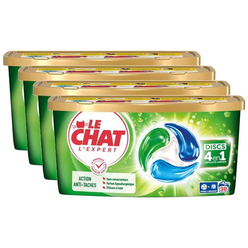 LE CHAT Lot de 4 Discs L'Expert 4en1 x38