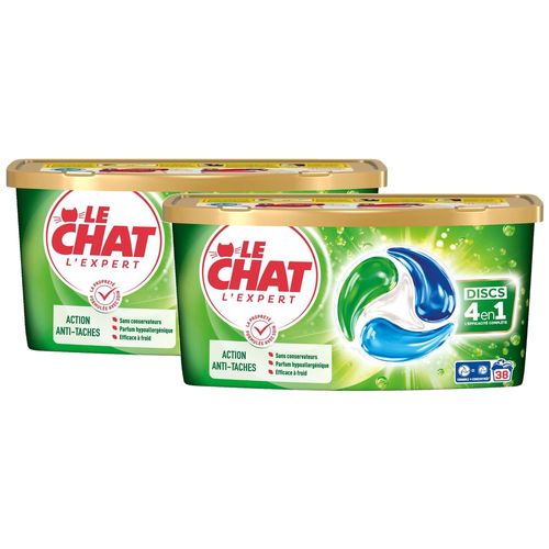 LE CHAT Lot de 2 Discs L'Expert 4en1 x38