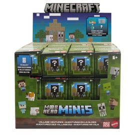 Minecraft - Assortiment Mini-Têtes Modulables - Figurine - 6 Ans Et +