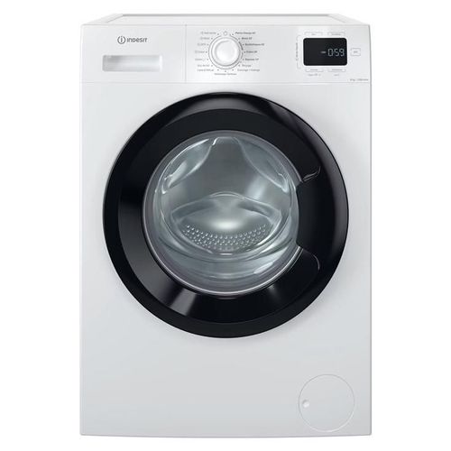 Machine à laver hublot Indesit IM 862B MY TIME FR - 60x55x84.5 cm (lxpxh) - 55 litres - 8 kg - 1200 tours/min - blanc