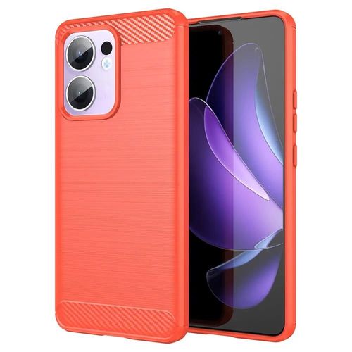 Coque Pour Oppo Reno 13 F Et 13 Fs 5g - Housse Etui Silicone Gel Carbone + Film Ecran - Rouge