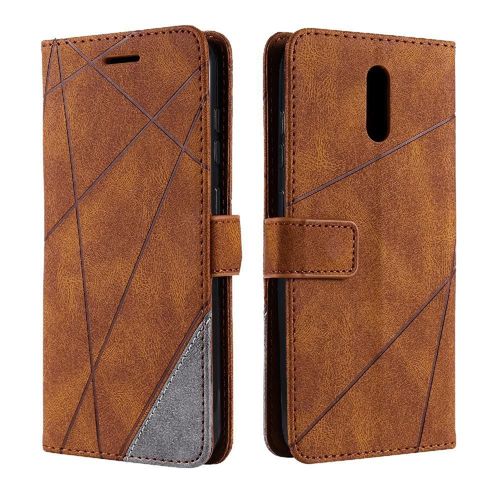 Étui Pour Nokia 2.3 Portefeuille Flip Folio Cuir Pu Antichoc Magnétique Porte-Cartes Kickstand - Le Brun