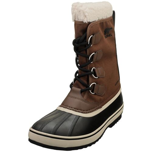 Chaussures Sorel 1964 Pac Nylon Waterproof Bottines Cheville Noir Tabac