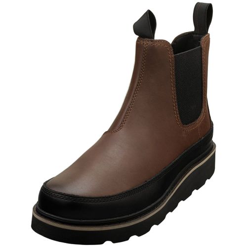 Chaussures Sorel Slabtown 62 Waterproof Chelsea Boots Noir Tabac