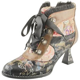 Bottines Laura Vita Oliveo 03 Zip Taupe
