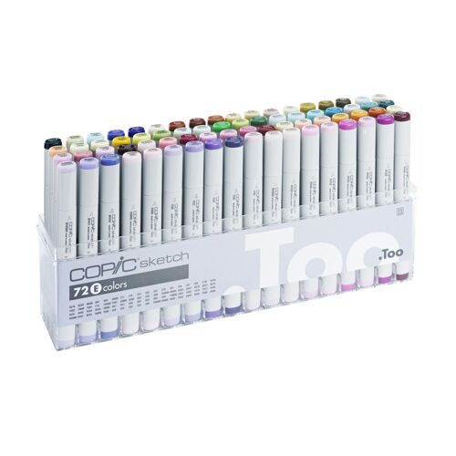Set 72 Marqueurs Manga Copic Sketch Set E