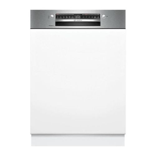 LAVE-VAISSELLE SEMI-ENCASTRABLE BOSCH SMI6ZCS10E SER6 - 14 COUVERTS - INDUCTION - L60CM - 40 DB - CLASSE B - ACIER BROSSÉ