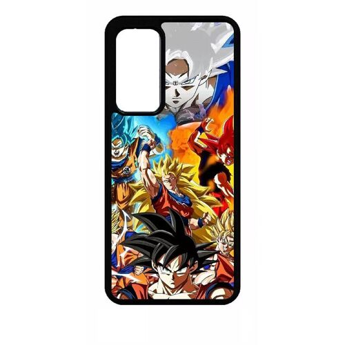 Coque Pour Xiaomi 12 5g - Dbz Sangoku L Ascension Des Super Saiyans - Silicone - Noir