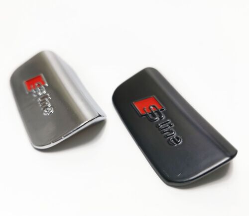 Emblème Logo S Line En Métal Noir Pour Volant Pour Vehicule Audi