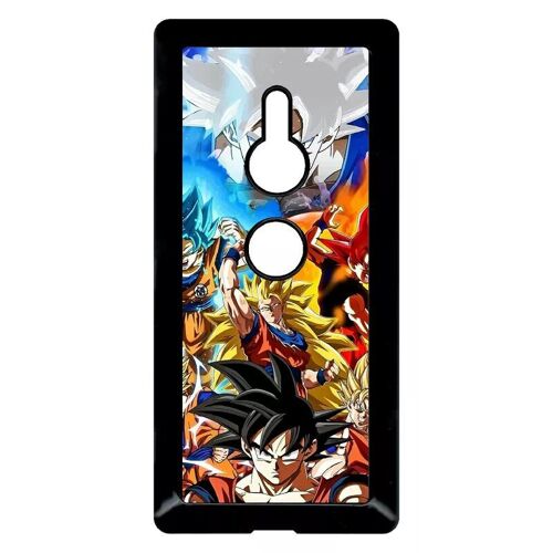 Coque Pour Xperia Xz2 - Dbz Sangoku L Ascension Des Super Saiyans - Noir