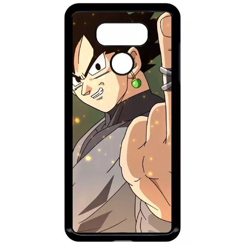 Coque Pour Lg G6 - Dbz Black Goku Fuck - Noir