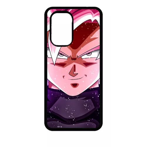 Coque Pour Oppo A94 5g - Dbz Goku Pink Saiyan - Silicone - Noir