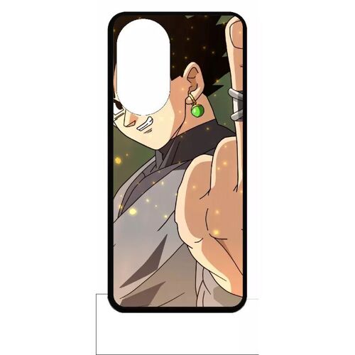 Coque Pour Honor X7 - Dbz Black Goku Fuck - Silicone - Noir