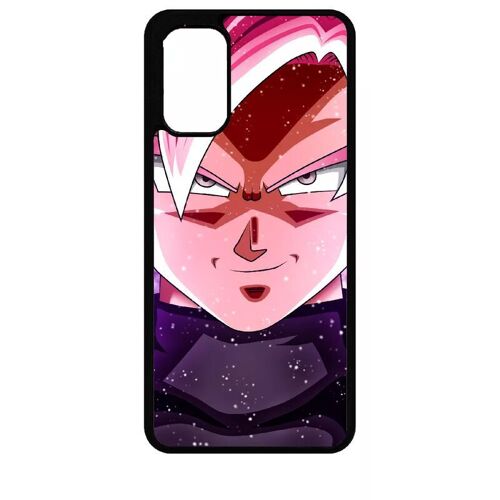 Coque Pour Xiaomi Redmi Note 10 5g - Dbz Goku Pink Saiyan - Silicone - Noir
