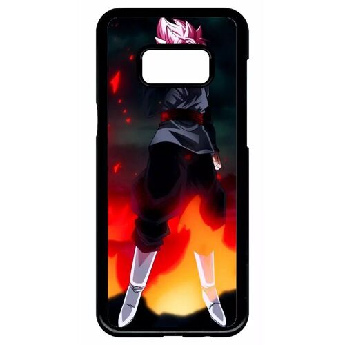 Coque Pour Galaxy S8+ - Dbz Black Goku Warrior Flame Rebellion - Noir