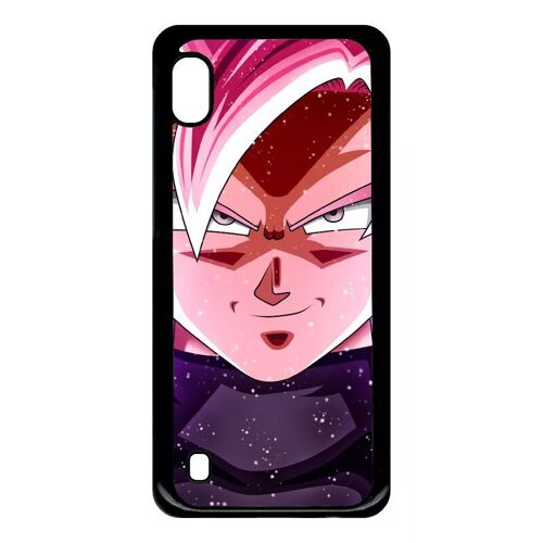 Coque Pour Galaxy A10 - Dbz Goku Pink Saiyan - Noir