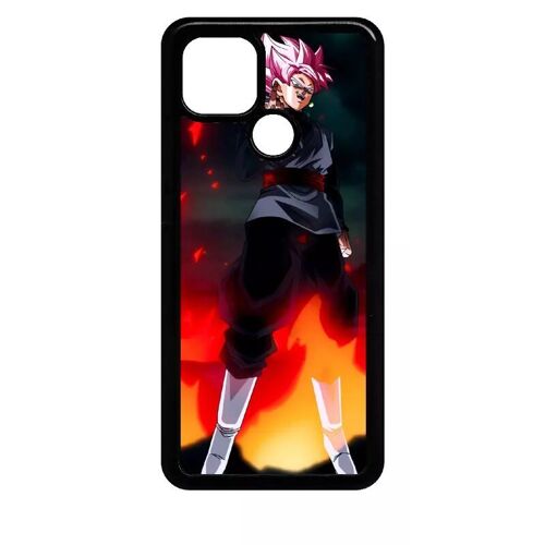 Coque Pour Oppo A15 - Dbz Black Goku Crimson Warrior The Flame Of Rebellion - Noir