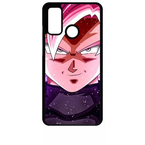 Coque Pour Huawei P Smart 2020 - Dbz Goku Pink Saiyan - Noir