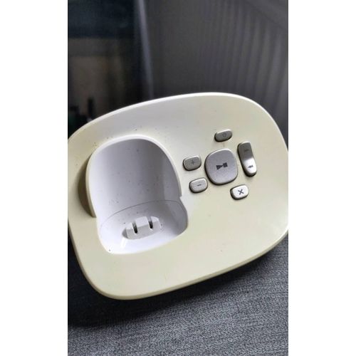 Base de chargement pour téléphone sans fil Sagemcom d271a white et répondeur enregistreur pour D271 blanc dect / Gap