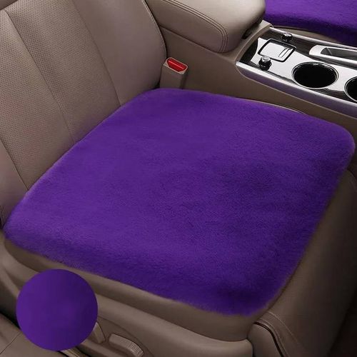 Polymères De Protection Universels En Peluche De Lapin Pour Siège Avant Et Arrière De Voiture,Accessoires D'Intérieur Chauds Et Doux,Ne Tombent Pas,Hiver.Purple.