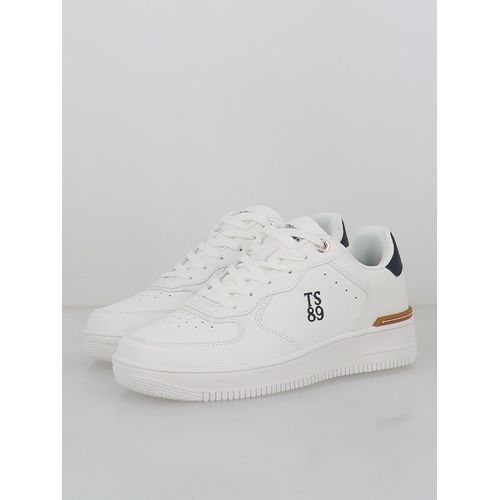 Chaussures Basses Cuir Ou Simili Teddy Smith Zapato Cro C. Blanc 42
