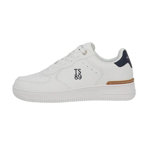 Chaussures Basses Cuir Ou Simili Teddy Smith Zapato Cro C. Blanc