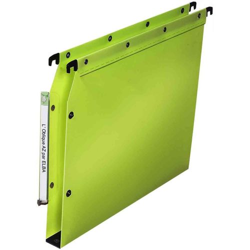 Elba Dossiers Suspendus Polypro V Ultimate, Vert, Fond: