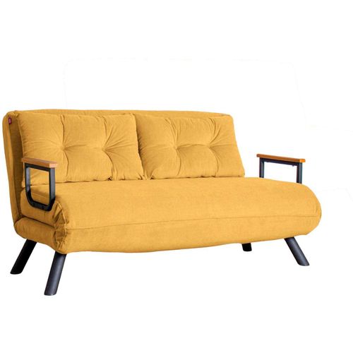 Canapé 2 Places Convertible En Tissu Sando