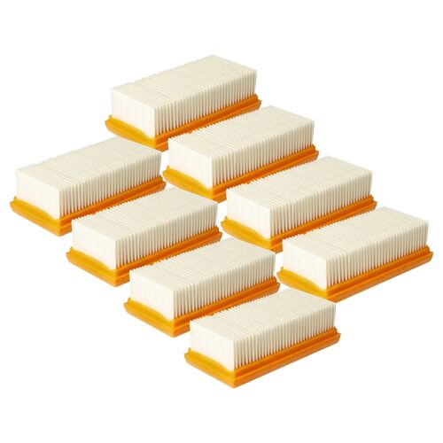 vhbw 8x filtre plissé plat compatible avec CONEL CLEAN M30 aspirateur - Filtre de refroidissement du moteur