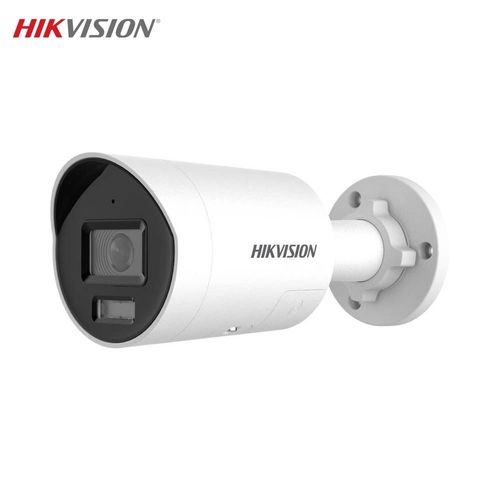 Caméra de Surveillance avec IA Hikvision DS-2CD2087G2H-LIU/SL (4mm) Mini Bullet 8MP Smart Hybrid Light, ColorVu & AcuSense Blanc