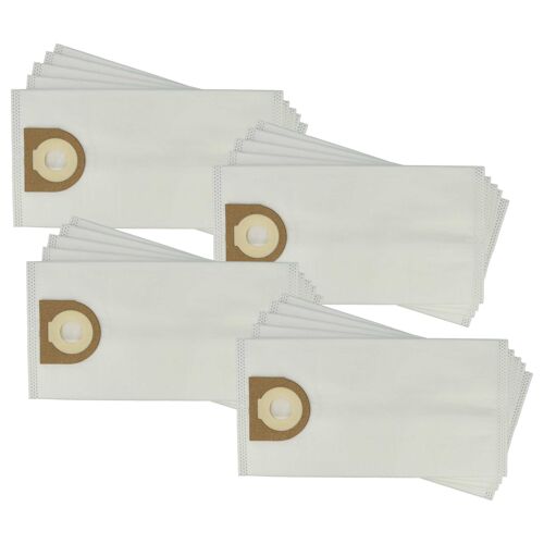 vhbw 20x Sacs remplacement pour Cleancraft 7010251 pour aspirateur - microfibre non tissée, 28,3cm x 14,5cm blanc