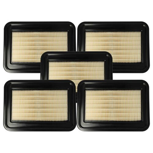 vhbw 5x filtre plissé plat compatible avec Milwaukee AS 30 MAC, AS 42 MAC, AS 30 LAC aspirateur - Élément filtrant