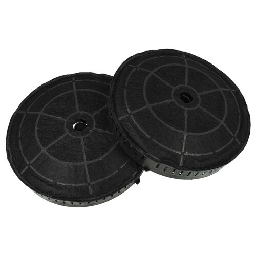 vhbw 2x Filtres à charbon actif compatible avec turboair KITTY BL/A/60, KITTY WH/A/60, KITTY BL/A/90, KITTY WH/A/90 hotte aspirante - 17,2 cm