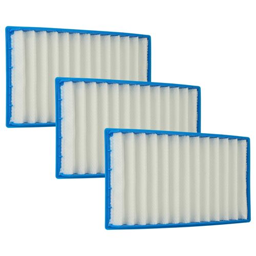 vhbw 3x filtre compatible avec Dyson DC02 ReCyclone, DC02 De Stijl, DC02 DAS, DC02 Clear, DC02 Absolute aspirateur - filtre HEPA blanc / bleu