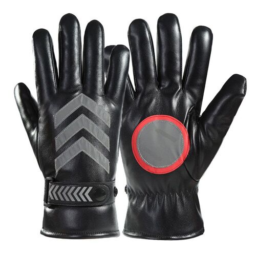 Gants De Ski Avec Velours Et Bandes Réfléchissantes Épaissies