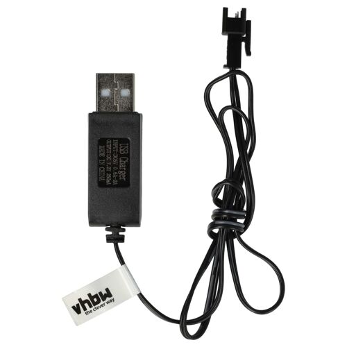 Vhbw Chargeur Usb Pour Batterie De Modélisme Rc Avec Connexion Sm-2p Ou Pack D'accus - 60 Cm 7,2 V-Vhbw