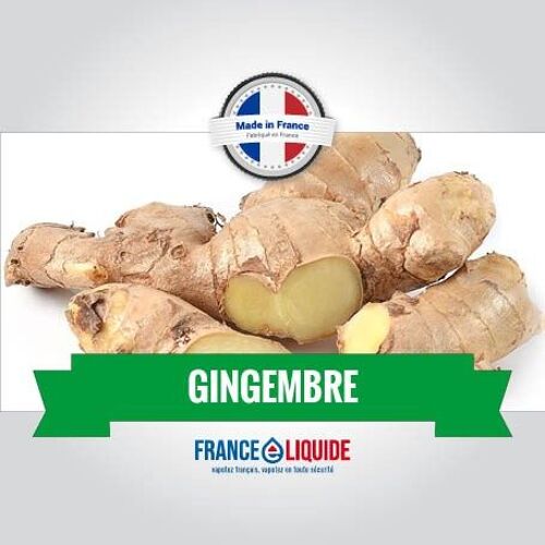 E-liquide arôme gingembre 6MG 10ml 70% PG / 30% VG fabriqué en France