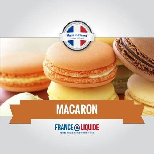 E-liquide arôme macaron 6MG 10ml 70% PG / 30% VG fabriqué en France