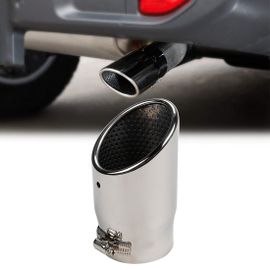 Tuyau D'échappement De Silencieux De Voiture Arrière Pour Wrangler Jl 2018 2019 Accessoires De Tube D'embout D'échappement De Voiture, Argent