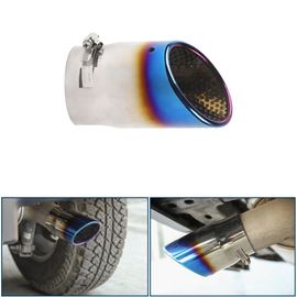 Tuyau D'échappement De Silencieux De Voiture Arrière Pour Wrangler Jl 2018 2019 Accessoires De Tube D'embout D'échappement De Voiture, Argent Et Bleu