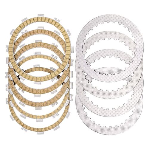 A (Paper Based Kit) -Plaques De Friction D'embrayage De Moto Et Plaque En Acier, Pour Kawasaki Ex250 Ninja 250 250r Ex 250 13088-0038 13088-0039 13089-0021 ""Nipseyteko""